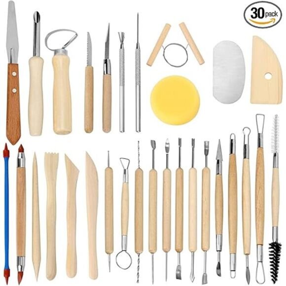 Clay Tools, Pottery Tools, Clay Sculpting Tools, Pottery Kit - Picture 8 of 8